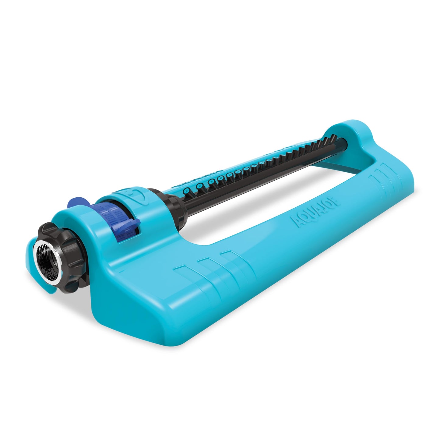 Aqua Joe SJI-OMS20 Jumbo Oscillating Sprinkler with Adjustable Spray and Metal Base, Up to 4,400-Square-Foot Coverage, 70-Foot Spray Distance, 63-Foot Width