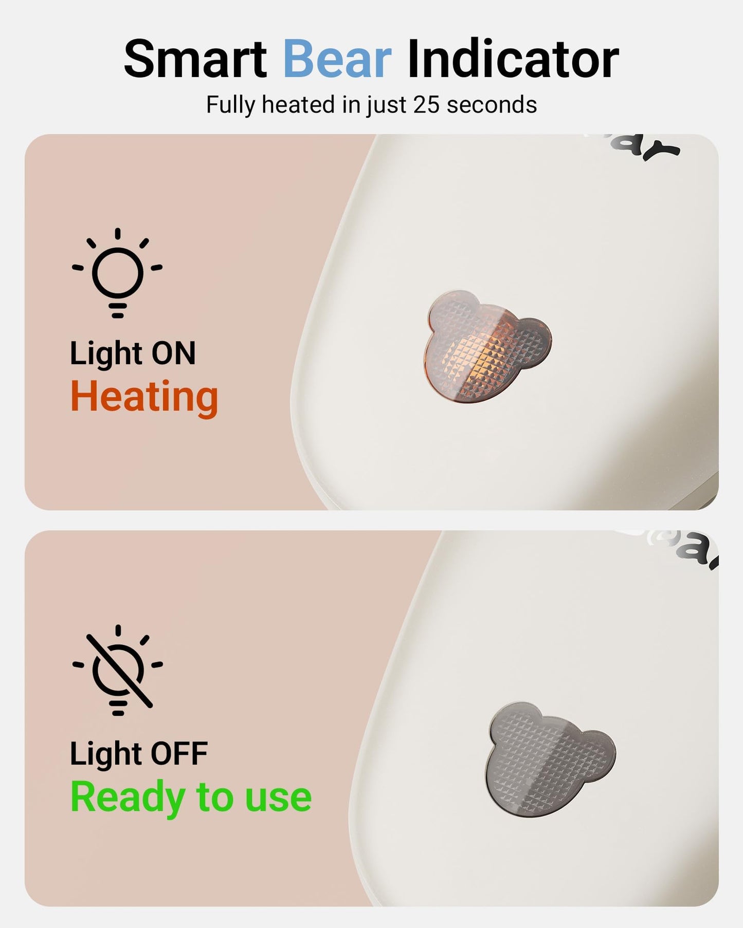 Bear Steamer for Clothes, 1300W Handheld Clothes Steamer,Garment Steamer with 230ml Tank,Fast Heat-up, Auto-Off, Steam Iron for Fabric Wrinkle Remover with Brush