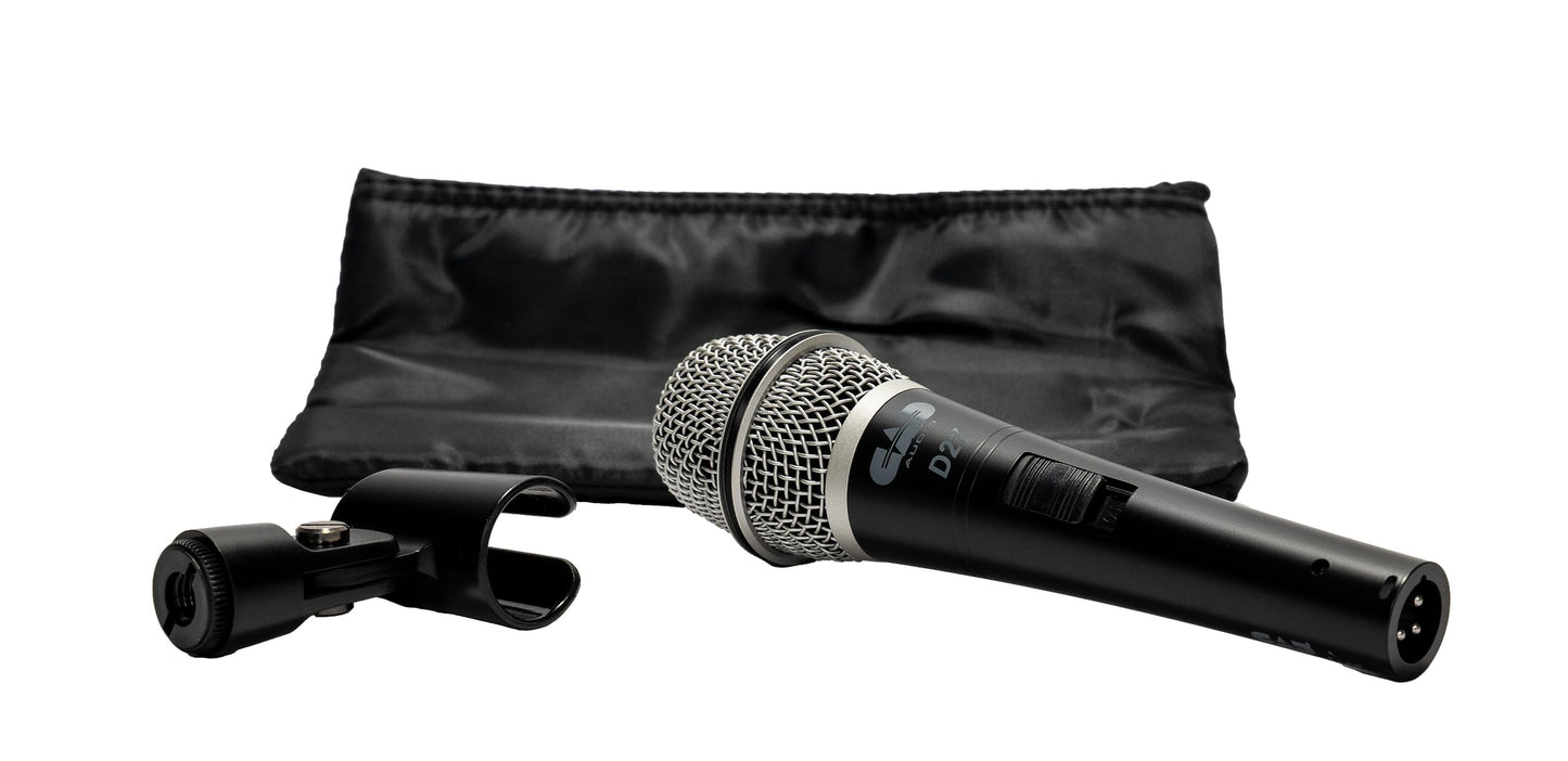 Cad Audio D27 SuperCardioid Dynamic Microphone with On/Off Switch