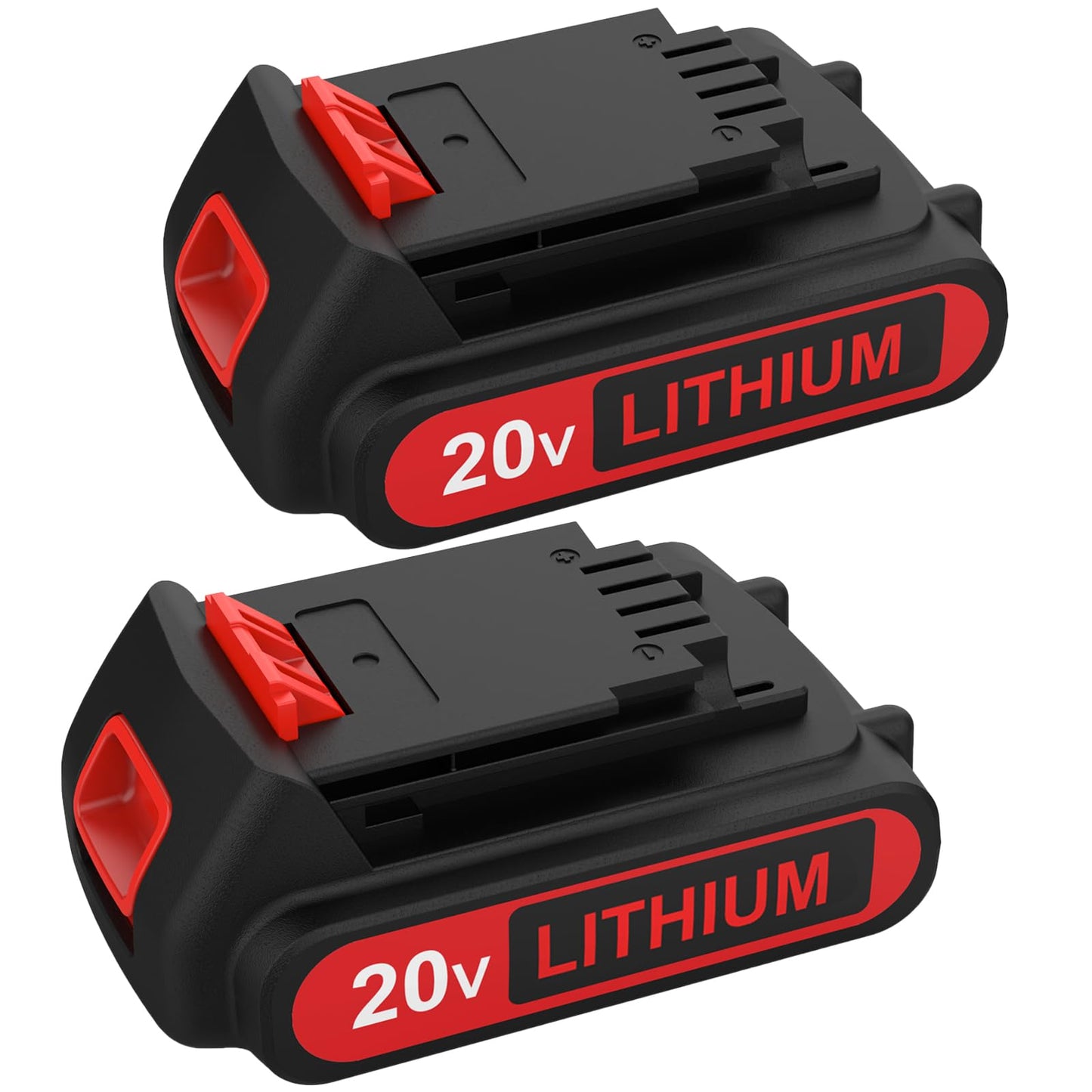 ANTRobut 2Pack 20V 4.0Ah LBXR20 Lithium Battery Replacement for Black and Decker 20V Battery LB20 LBX20 LBXR2020-OPE LB2X4020-OPE