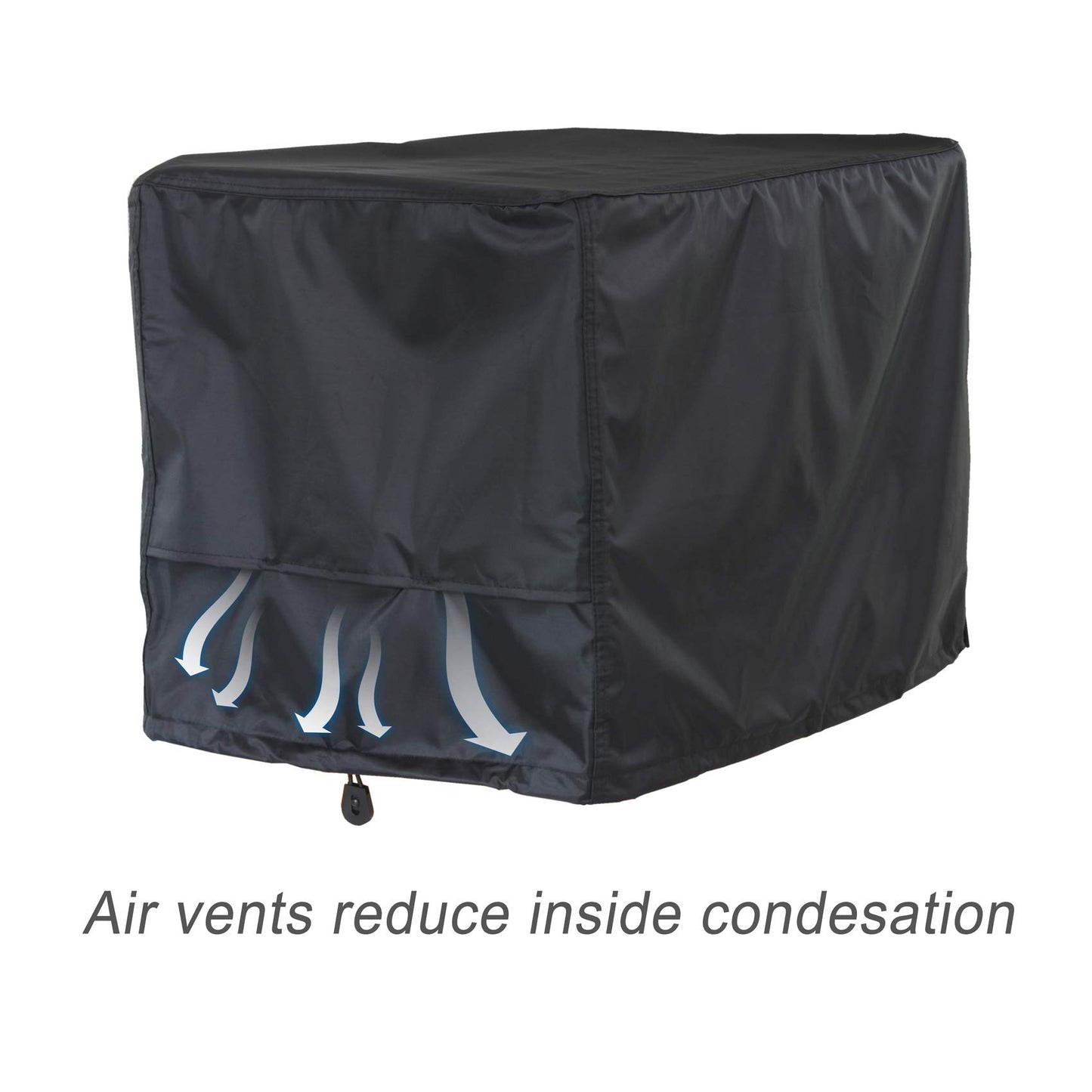 Porch Shield Waterproof Universal Generator Cover 26 x 20 x 20 inch - for Most Generators 3000-5000 Watt, Black