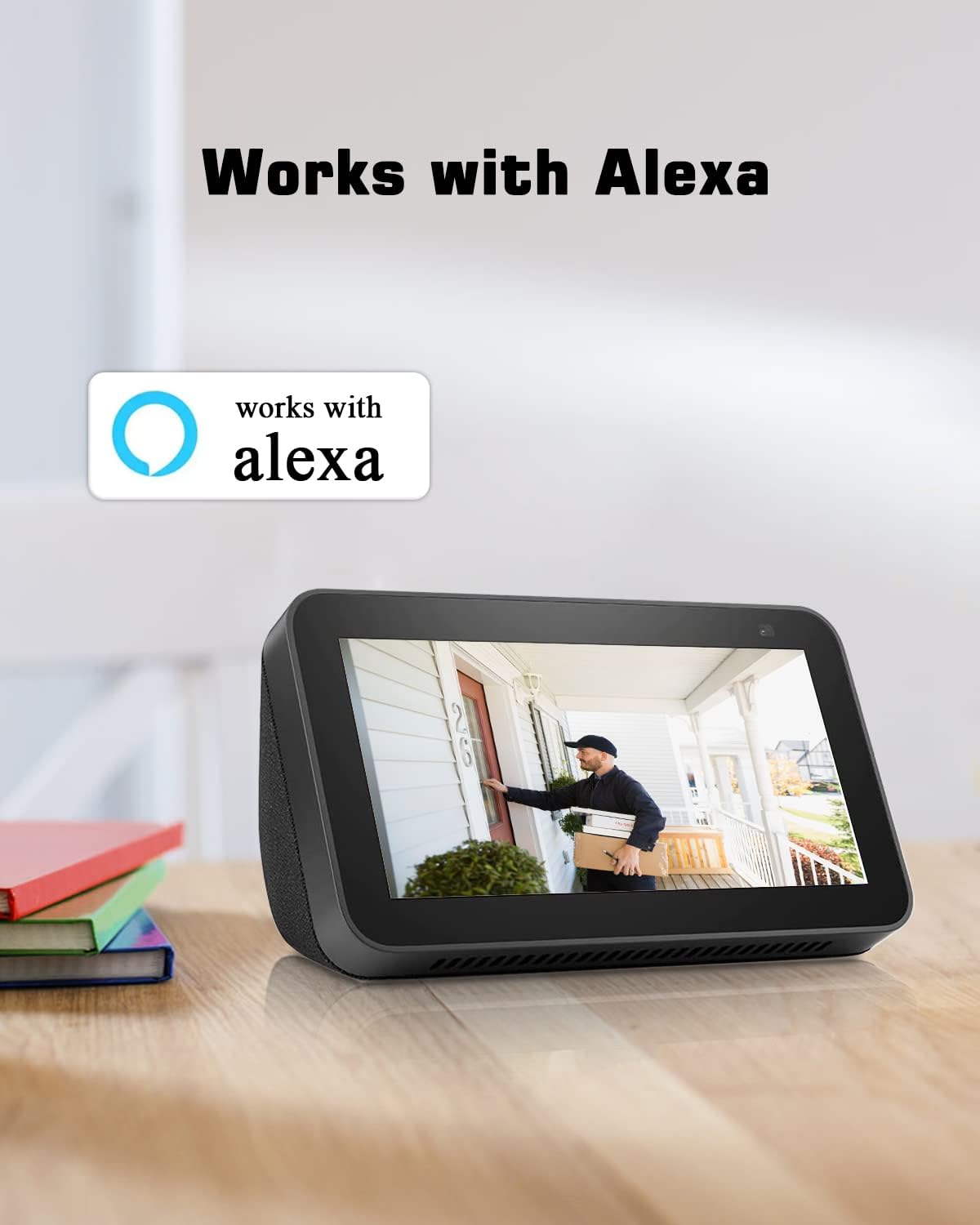 ANRAN Solar Security Camera Outdoor, 5MP Security Camera Wireless Outdoor, Battery Powered Cam 2.4G WiFi 360° View Pan Tilt, with Alexa, Night Vision, PIR Human Detection, 2 Way Talk, IP65, SD/Cloud