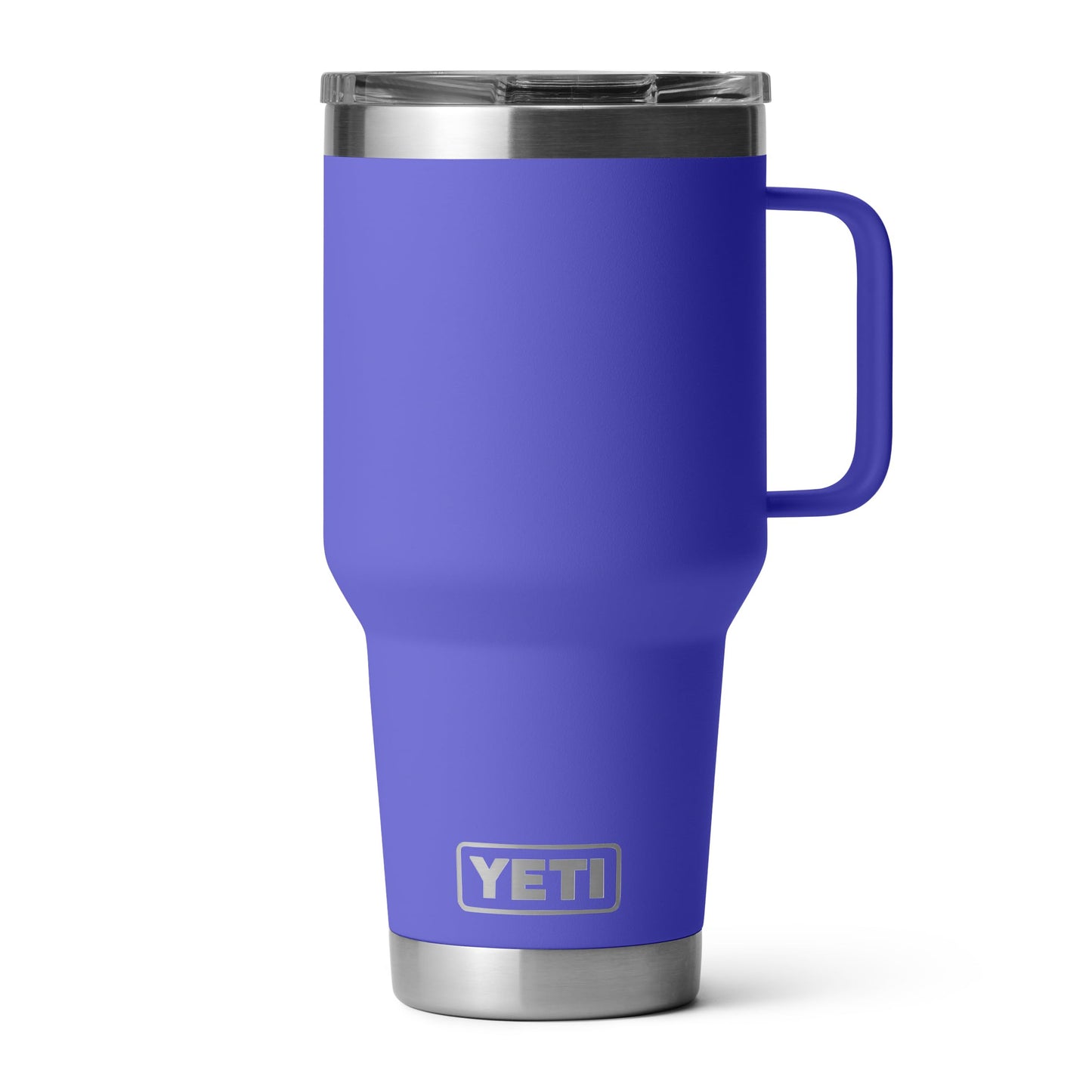 YETI Rambler 30 oz Travel Mug, Stainless Steel, Vacuum Insulated with Stronghold Lid, Ultramarine Violet