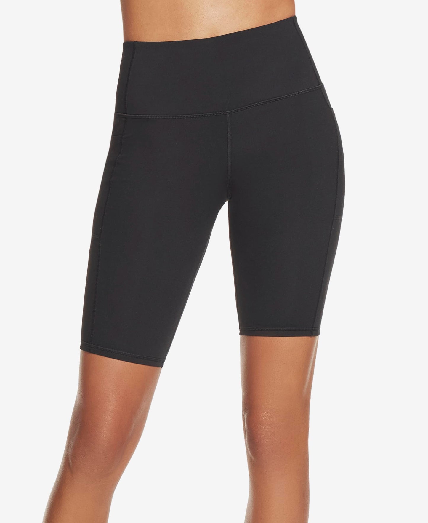 Skechers Women's Go Walk High Waisted 10" Bike Short, Black, X-Large