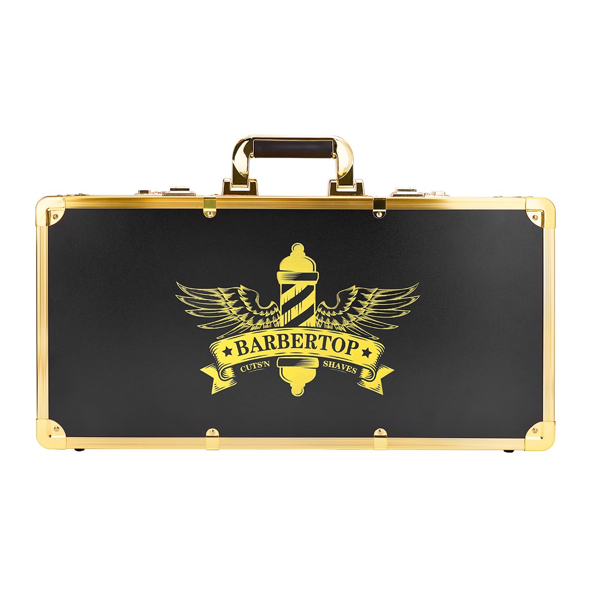BARBERTOP Professional Barber Supplies Case, Golden