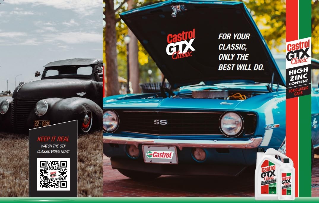 Castrol GTX Classic 20W-50 Motor Oil 5L | Made in Canada