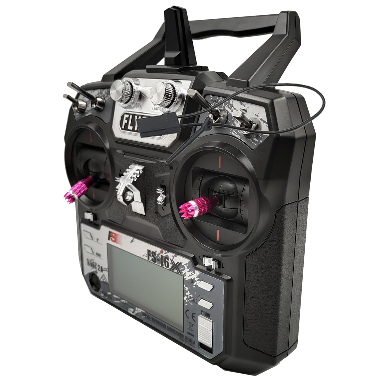 Alaohu Flysky FS-i6X 6-10 Channels (Default 6CH) 2.4GHz RC Transmitter and Receiver FS-iA6B Radio Control System for FPV Multirotor Drone Fixed Wing RC Boats (Mode-2)