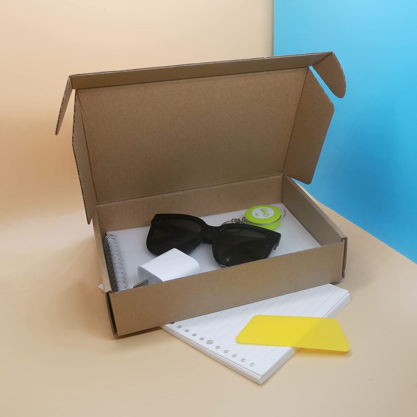 A5 C5 Corrugated Cardboard Shipping Boxes, 230x160x50mm (9"x6.3"x2") Small Parcel Boxes, Packaging Mailing Boxes for Business, Posting, Small Packet Shipping, Storing or Gift(Pack of 25)