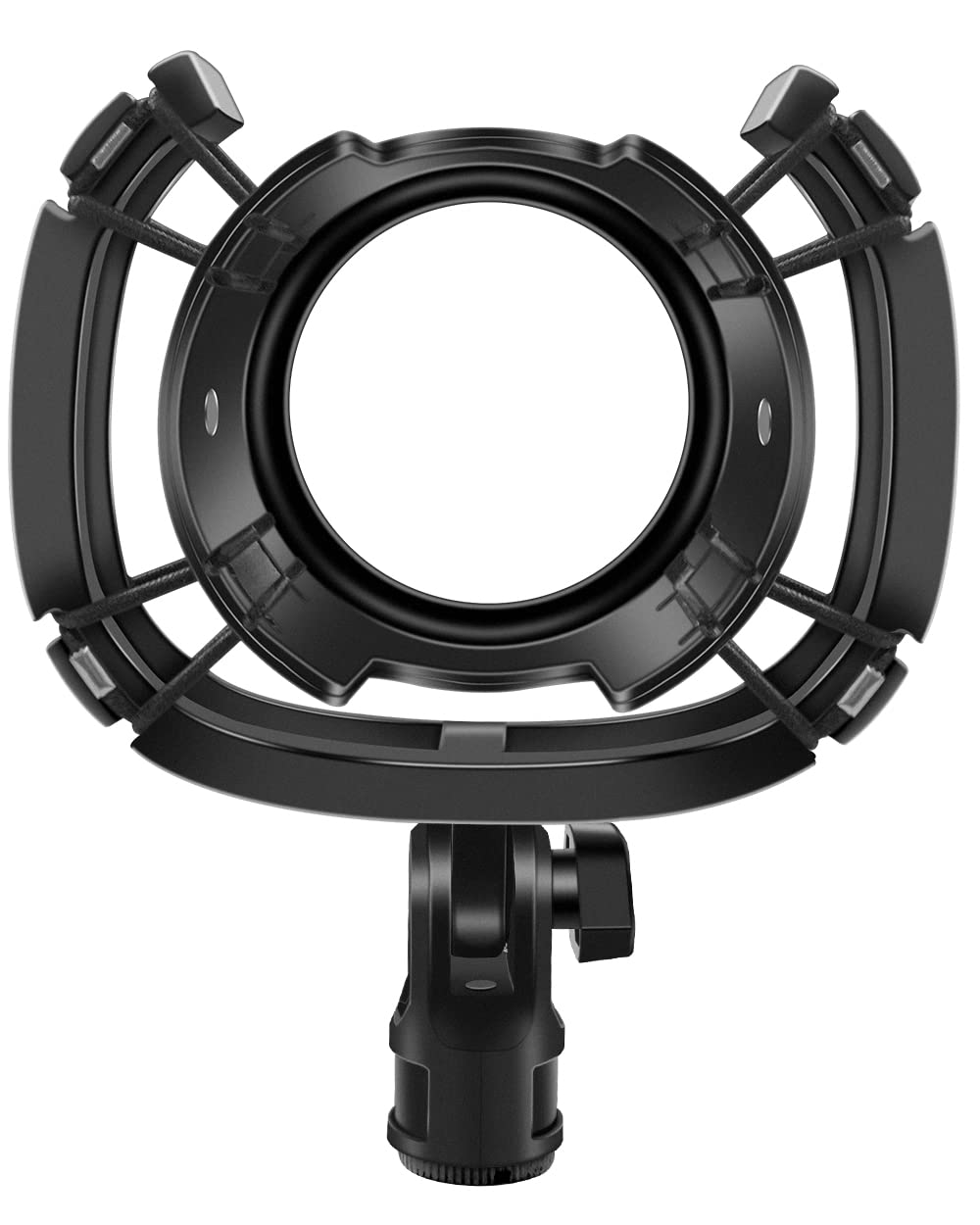 [Newest &Ultra-Durable] Microphone Shock Mount with Pop Filter [Custom Built for Blue yeti Mic] Anti-Vibration Suspension Shock Mount Holder Clip Compatible with Blue Yeti Microphones