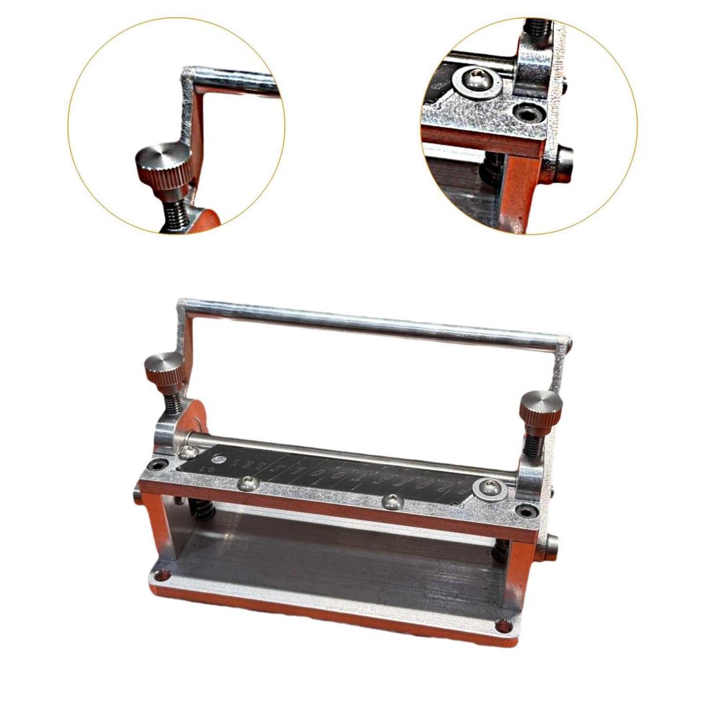 Wazsnhm Manual Leather Peeling Machine Leather Paring Skiver Leather Thinning Leathercraft Peeling Machine Leather Edge Skiving Tool
