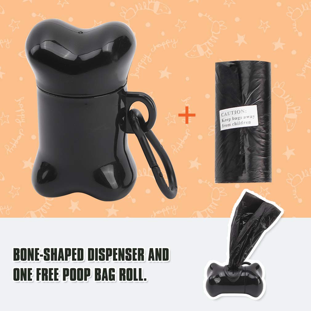 BINGPET Dual Retractable Dog Leash for Dogs Walking,26ft Heavy Duty Double Dog Leash for Two Dogs with LED Flashlight,Poop Bags,Reflective Elastic Rope,360° Tangle-Free,Up to 110 lbs / 50 kg