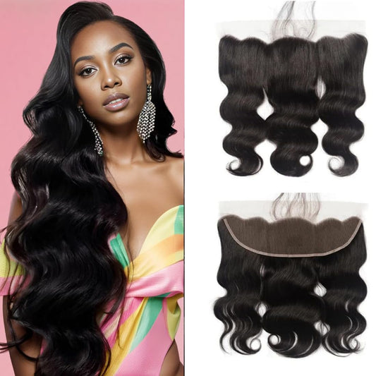 13x4 Lace Closure Body Wave Human Hair Ear to Ear HD Lace Frontal180% Density Free Part Full Lace Frontal 12A Unprocessed Brazilian Virgin hair (13x4 Body Wave, 20 Inch)