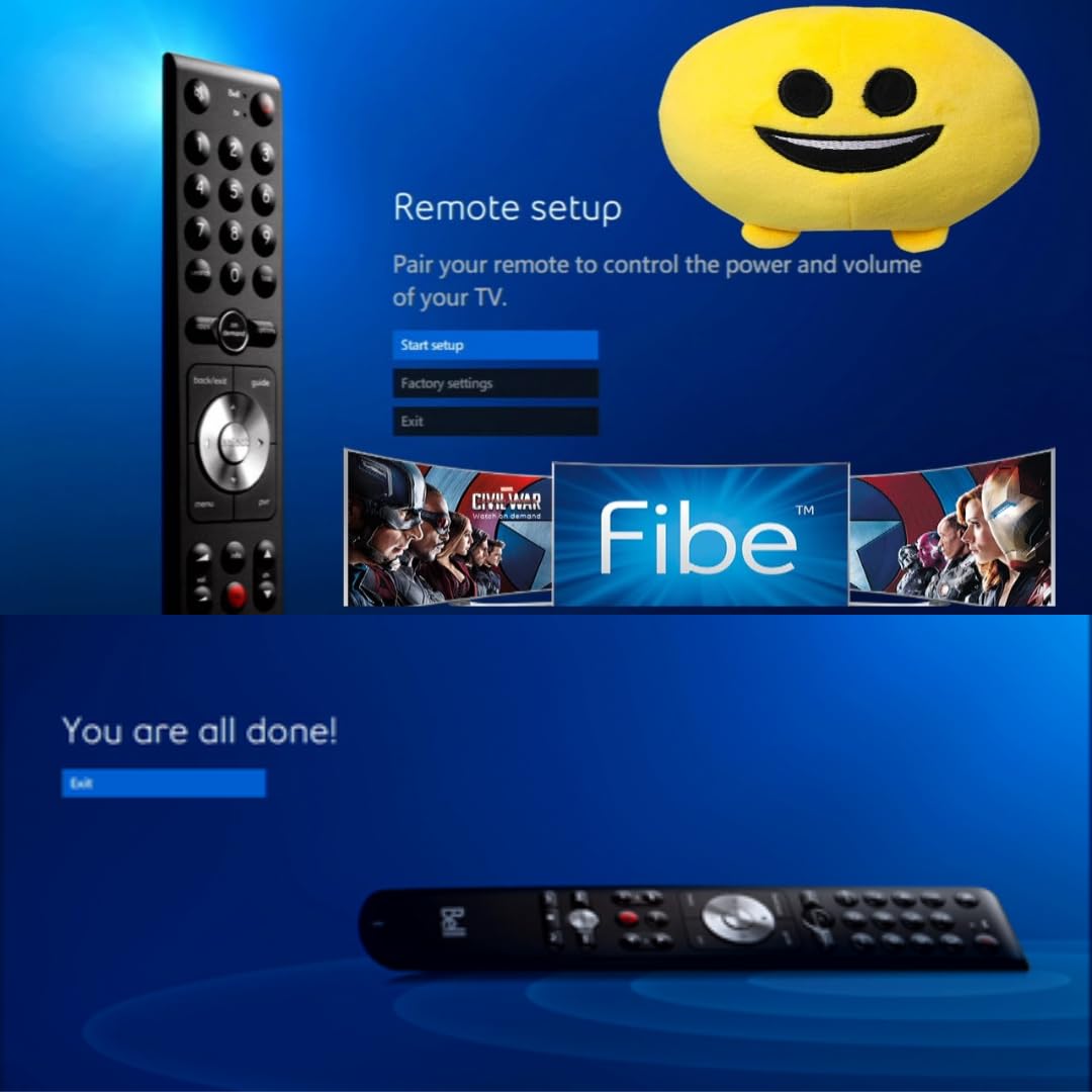2018 Bell Fibe Slim Remote Control