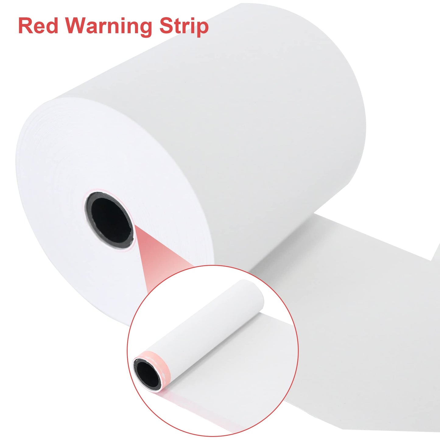 L LIKED 3-1/8"（3.125"） x 200' Thermal Paper Receipt Rolls, 30 Rolls Cash Register POS Receipt Paper