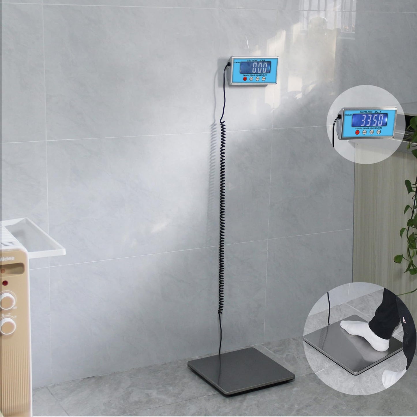 CCWEIGH Digital Shipping and Postal Weight Scale, 440 lbs x 1.76 oz, UPS USPS Post Office Scale