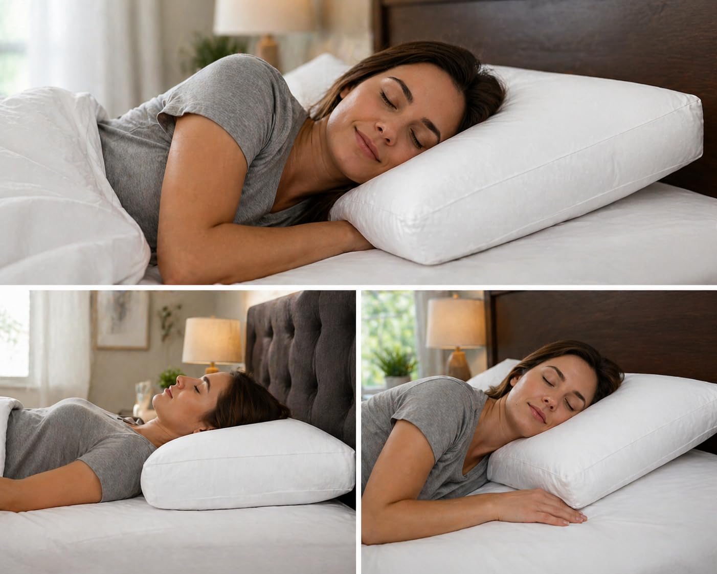 Sobakawa Traditional Buckwheat Pillow Organic Cotton with Natural Technology for Cool Sleep, Neck Support for Back and Side Sleepers or as a Meditation Cushion, White (Standard)