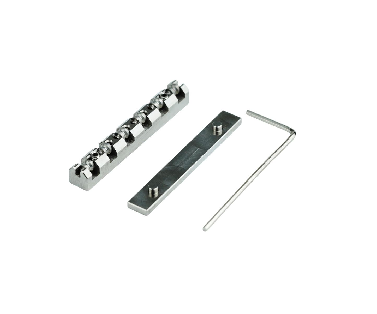 Guyker Guitar 42mm Roller Nut - Titanium alloy Ball Nut Height Adjustable Split Regulation Replacement Parts Compatible with 6 String Les Paul LP Style Guitar