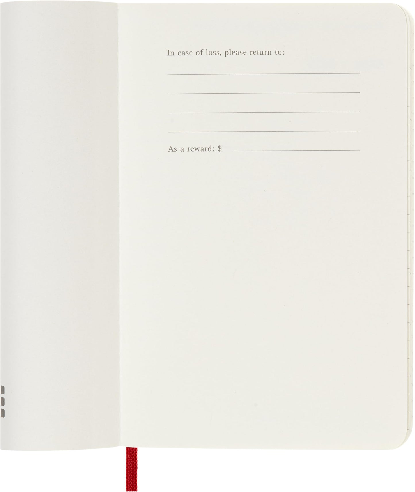 Moleskine Classic 12 Month 2026 Daily Planner, Soft Cover, Pocket (3.5" x 5.5"), Scarlet Red, 400 pages