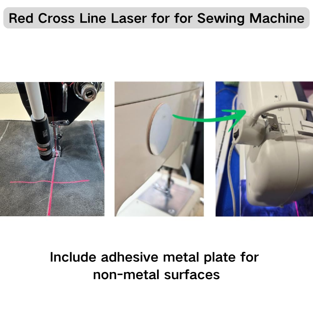 Heat Press Laser Alignment System, Laser Positioning Tool for T-Shirt & Hat Press. Magnetic Guide for Sewing Machine, DTF, Sublimation. Perfect Placement for Printing & Quilting