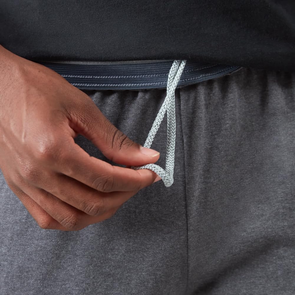 Champion Men's Open Bottom Jersey Pant, Granite Heather, X-Large