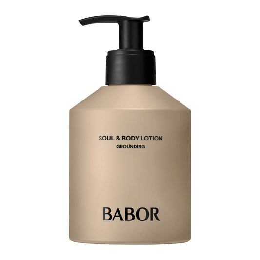 BABOR Soul & Body Lotion Quick-Absorbing Body Care, Soothing Skin Milk, Body Cream for Dry Skin, Skin Firming Moisturising Cream, Vegan Ceramide, 250 ml