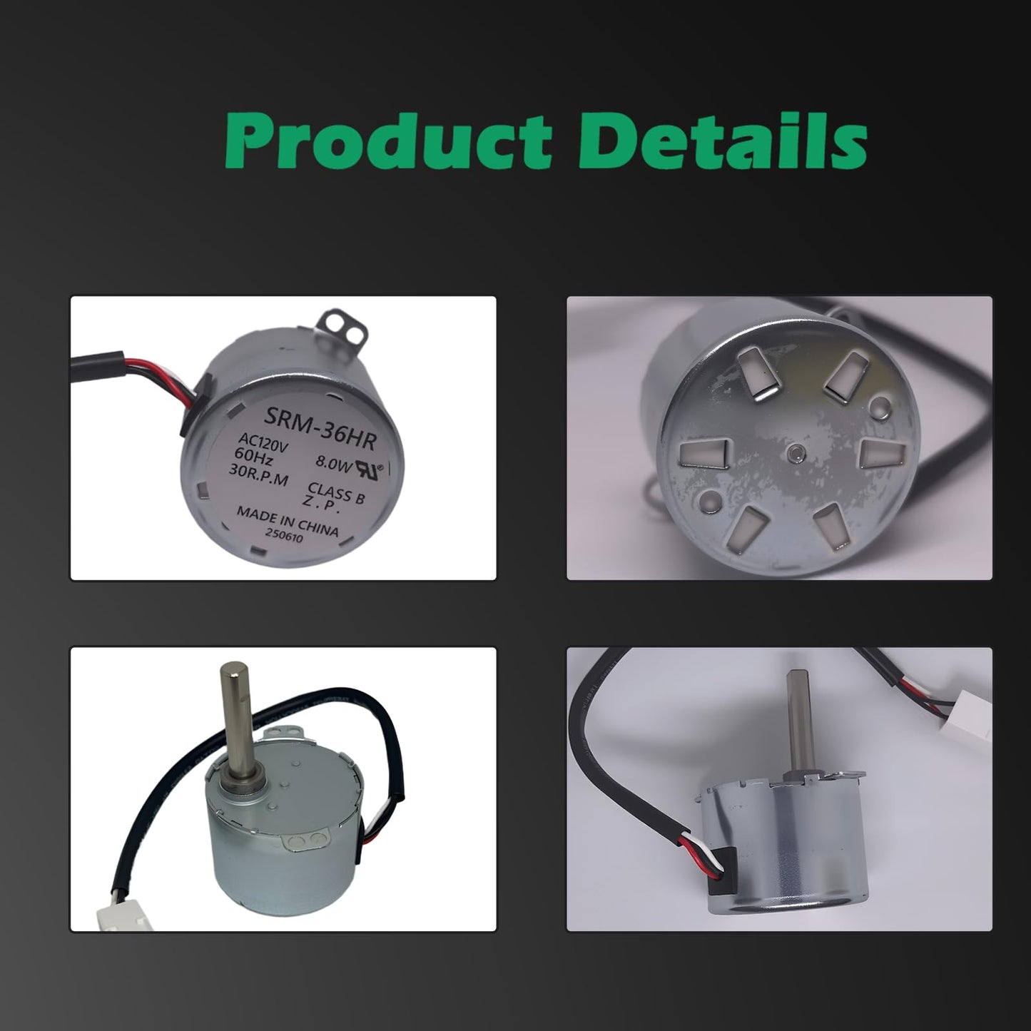 SPRWRM DD31-00013B Dishwasher Water Wall Spray Arm Motor