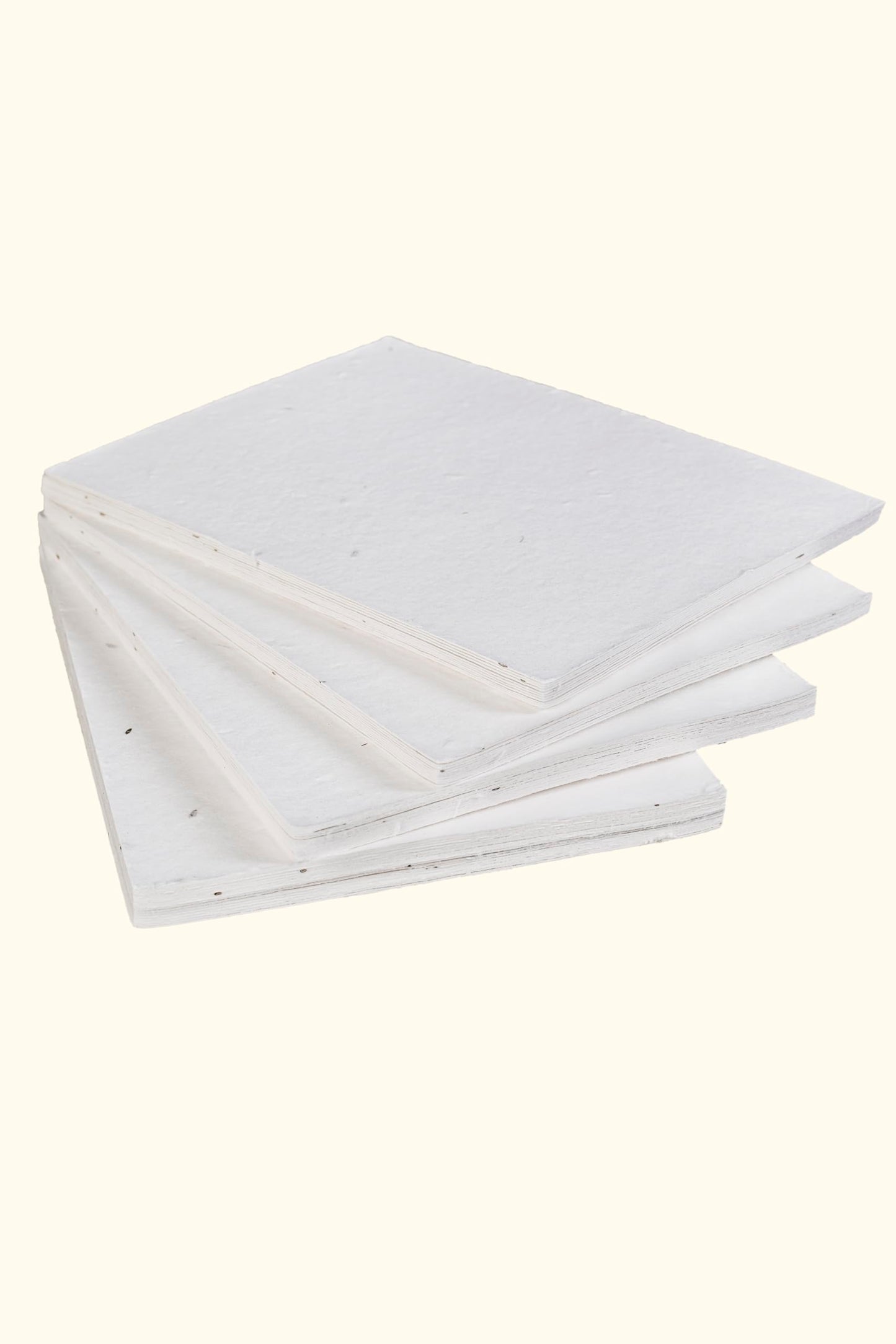 Wanderings Handmade Flower Seed Paper – 8.3" x 11.8" / A4 Size – Pack of 50 – Plantable Wildflower Seed Paper for Invitations, Sketching & Watercolour – 250 GSM Deckled Edge
