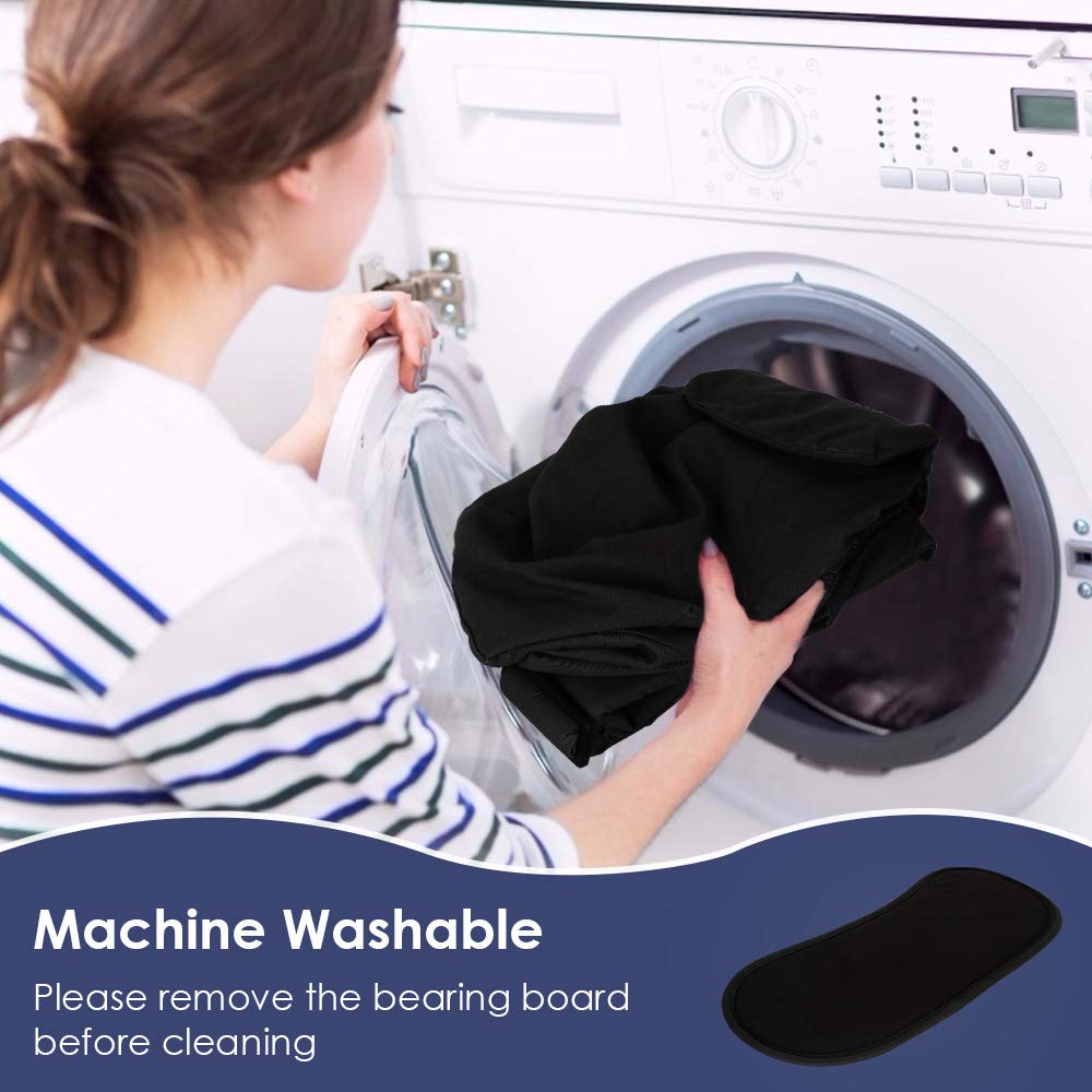 AUTOWT Dog Sling Carrier, Dog Sling with Bottom Supported Hand Free Pet Sling Adjustable Shoulder Strap and Bag Opening Front Zipper Pocket Safety Belt for Small Dogs Cat Daily Use (Black Water-Resistant)