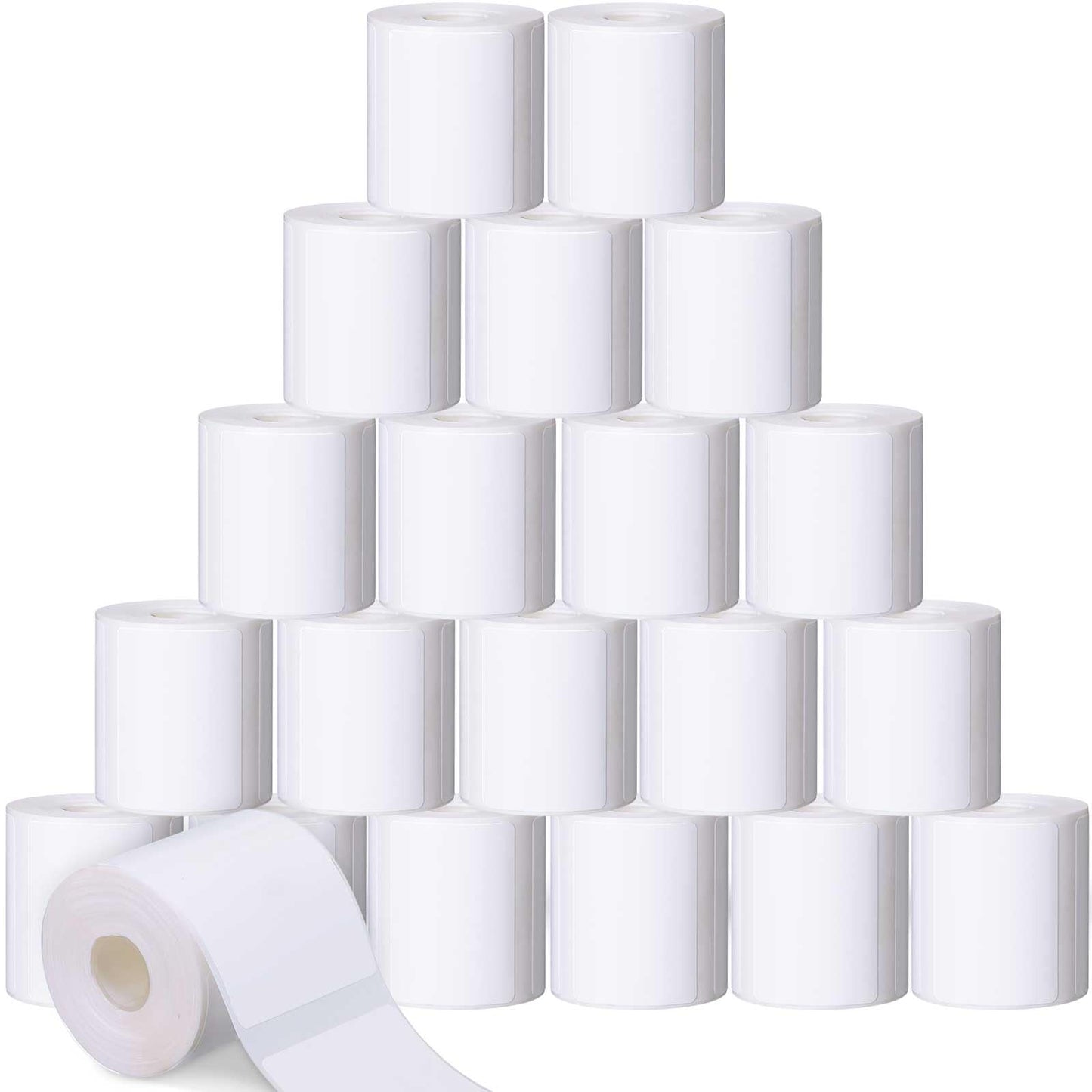Ctosree 24 Rollers Compatible with Phomemo/D30 Label Maker Blank Adhesive Thermal Paper Compatible with Phomemo Label Printer Paper Sticker Tape for Name Price (1.57 x 1.18 Inch)
