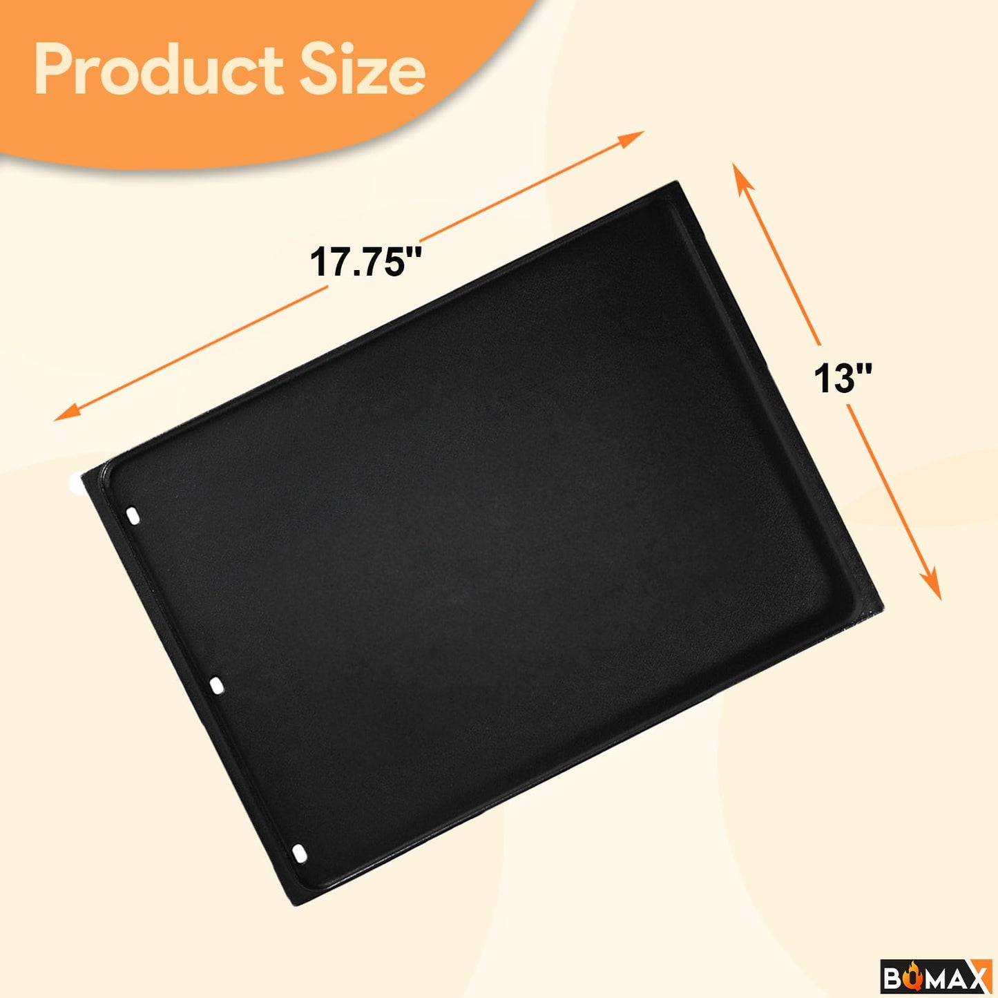 Reversible Griddle for Napoleon Prestige 500, PRO 500, LEX 485 LEX 730 Grill, Griddle Insert for Napoleon BBQ Accessories 56040 56041, Cast Iron Grill Insert Replacement Parts