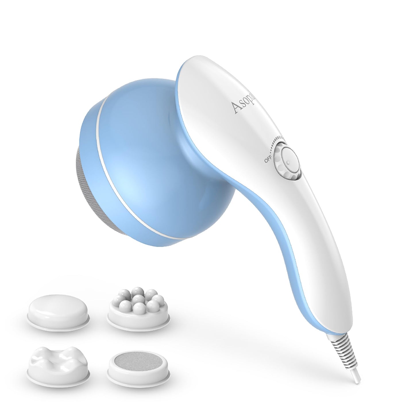 Asopal Cellulite Massager, Hand Held Deep Tissue Massager for Muscles, Back, Shoulder, Neck, Leg, Calf,Foot, Electric Percussion Body Massage Machine