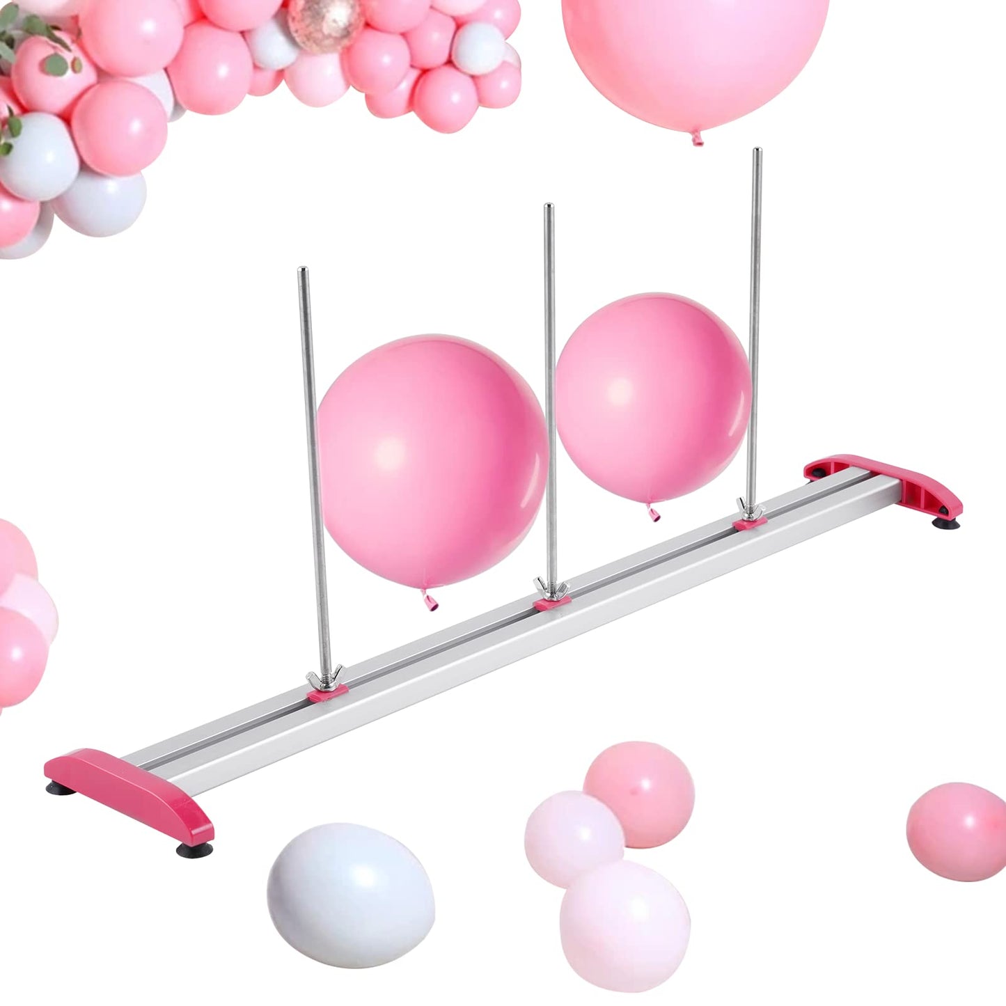 Balloon Sizer Ruler - Metal Measurement Tool, Adjustable 0-12 Inch for Decorations and Arches (Hollow)