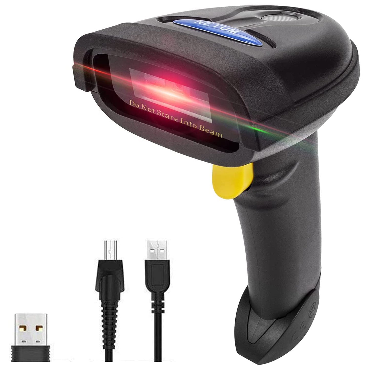 NETUM Bluetooth QR 2D Barcode Scanner Handheld USB Wireless 1D 2D Bar Codes Imager for Mobile Payment Computer Screen Scan for POS Android iOS iMac Ipad System NT-1228BL