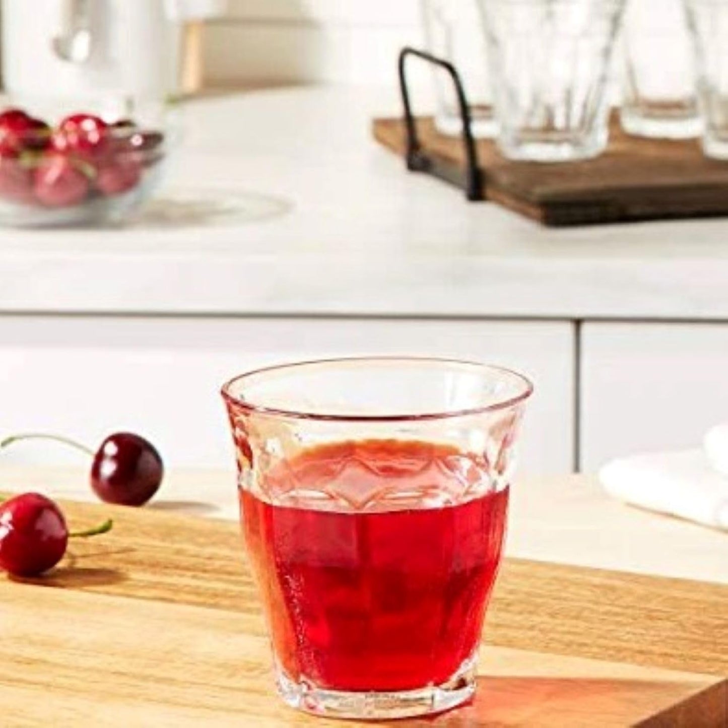 Duralex Made in France Picardie Clear Tumbler, Set of 6, 7-3/4-Ounce