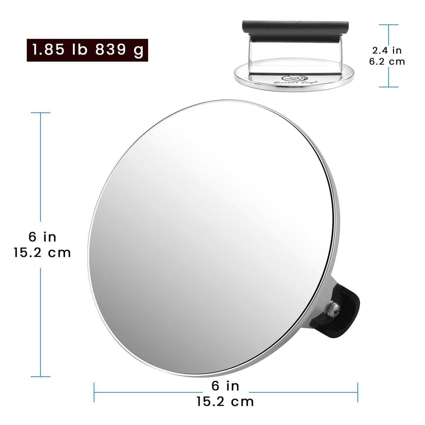 2lb Smash Burger Press Stainless Steel, Burger Smasher for Griddle Heat Resistant Handle, Hamburger Press, Dishwasher Safe Grill Press for Griddle, Meat Press Griddle Press for Flat Top Grill Cooking