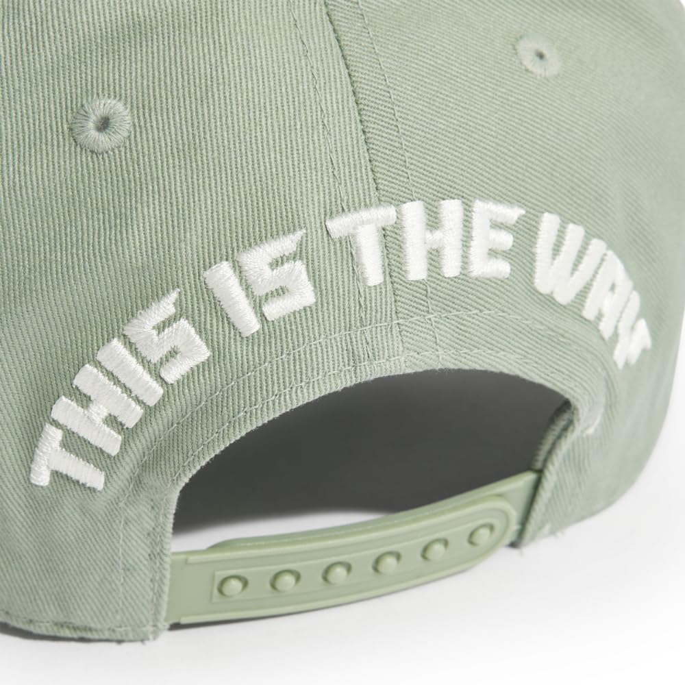 adidas Unisex-Kids x Star Wars Mandalorian Cap,Silver Green,One Size Fits Youth