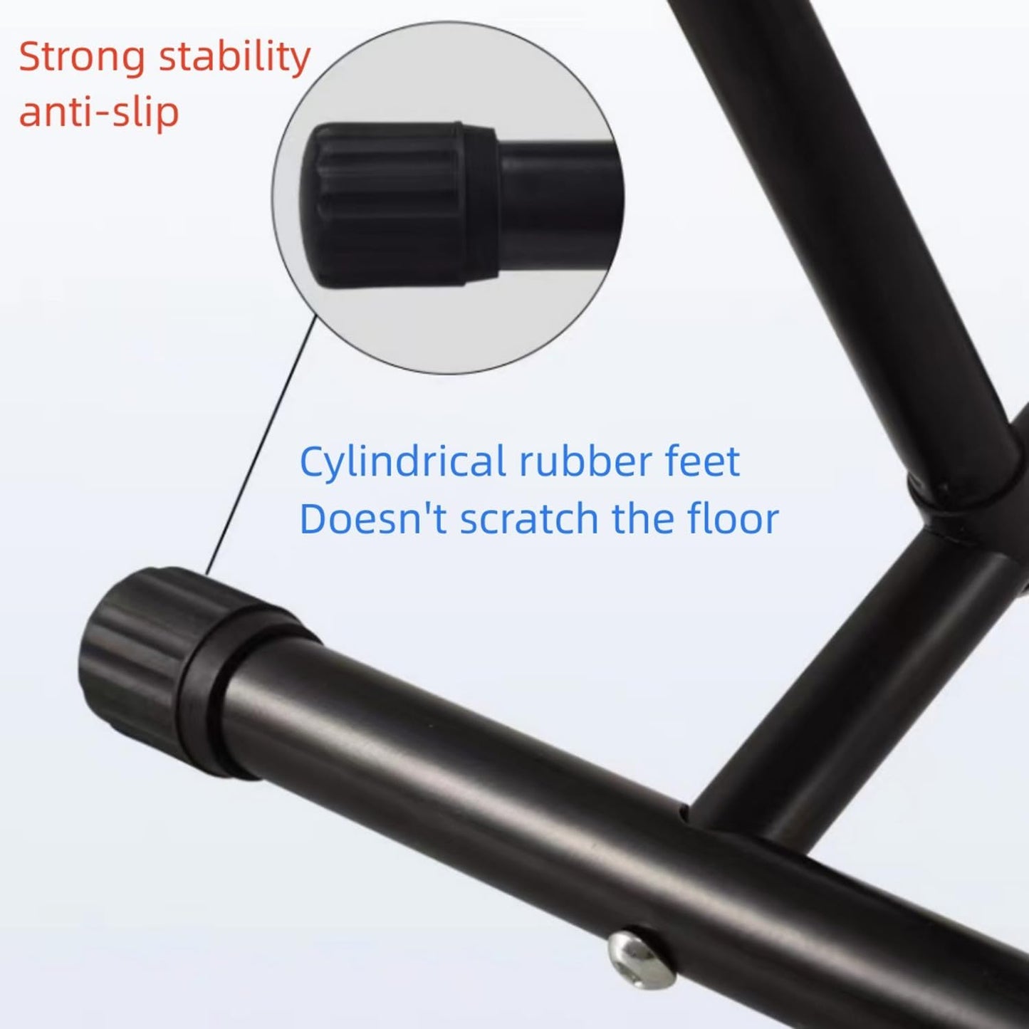 Bike Stand Floor Parking Rack Portable Mountain Bike Support Rack, Repair Display Rack, Road Bike Indoor Riding Stand，Bikes Indoor Outdoor Garage Storage