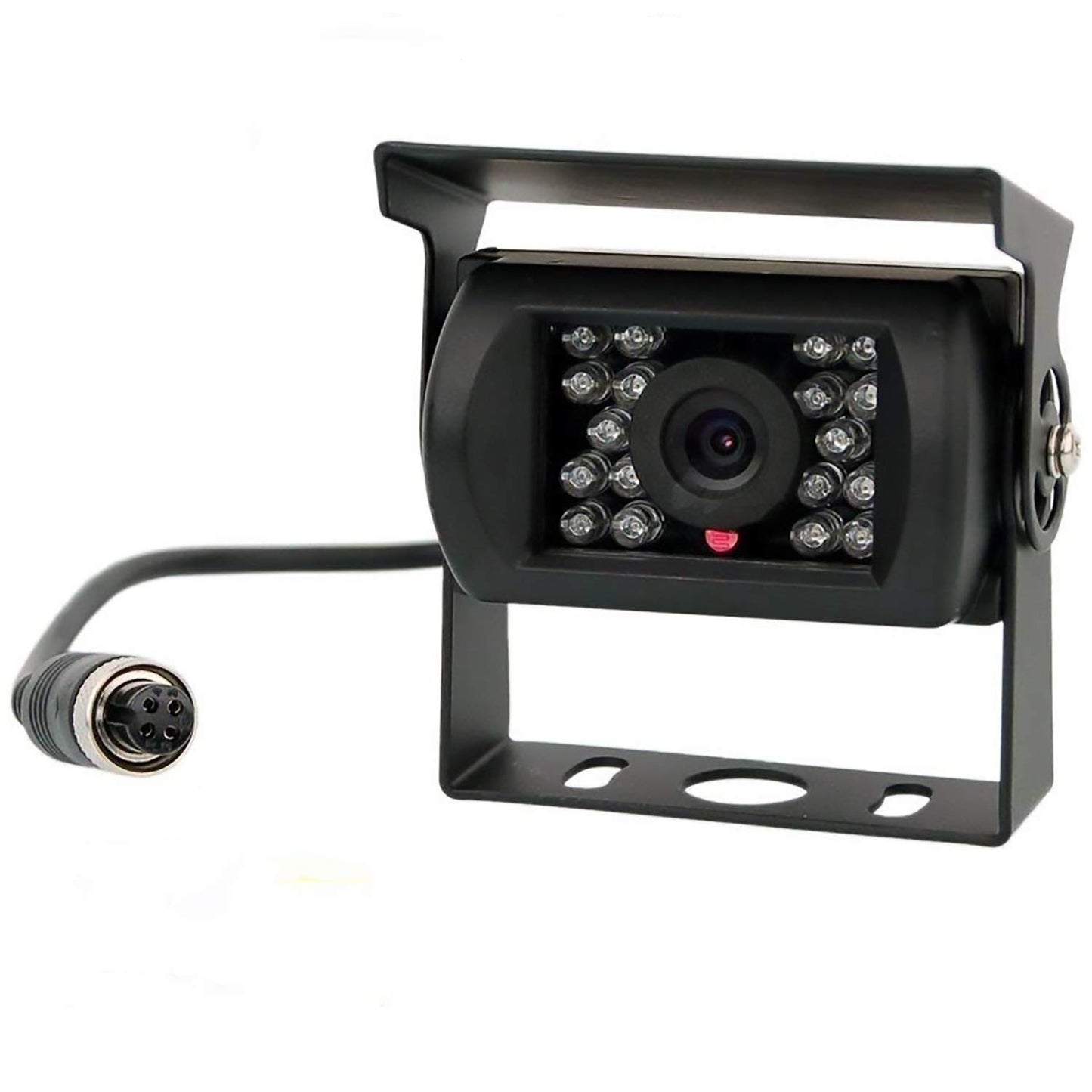 Backup Camera, Reversing Camera, Waterproof Night Vision Wide View Angle Rear View Camera with 4 Pin GX12-4 Connector for RV Camper Truck Trailer Bus Van