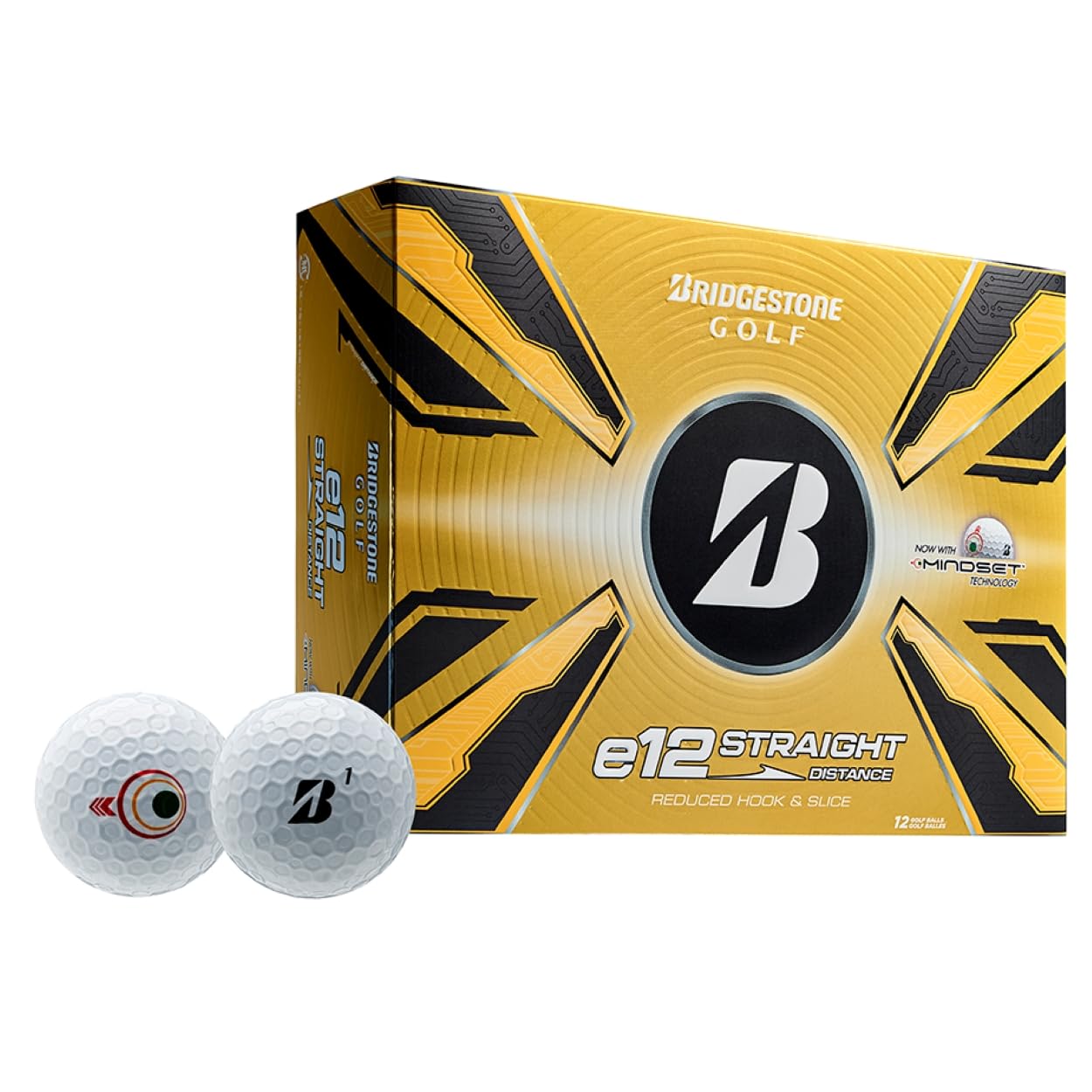 Bridgestone Golf e12 Straight White