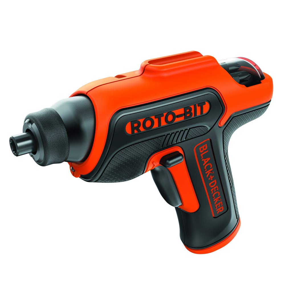 BLACK+DECKER 4V MAX Cordless Screwdriver with Bit Storage (BDCS50C) , Orange