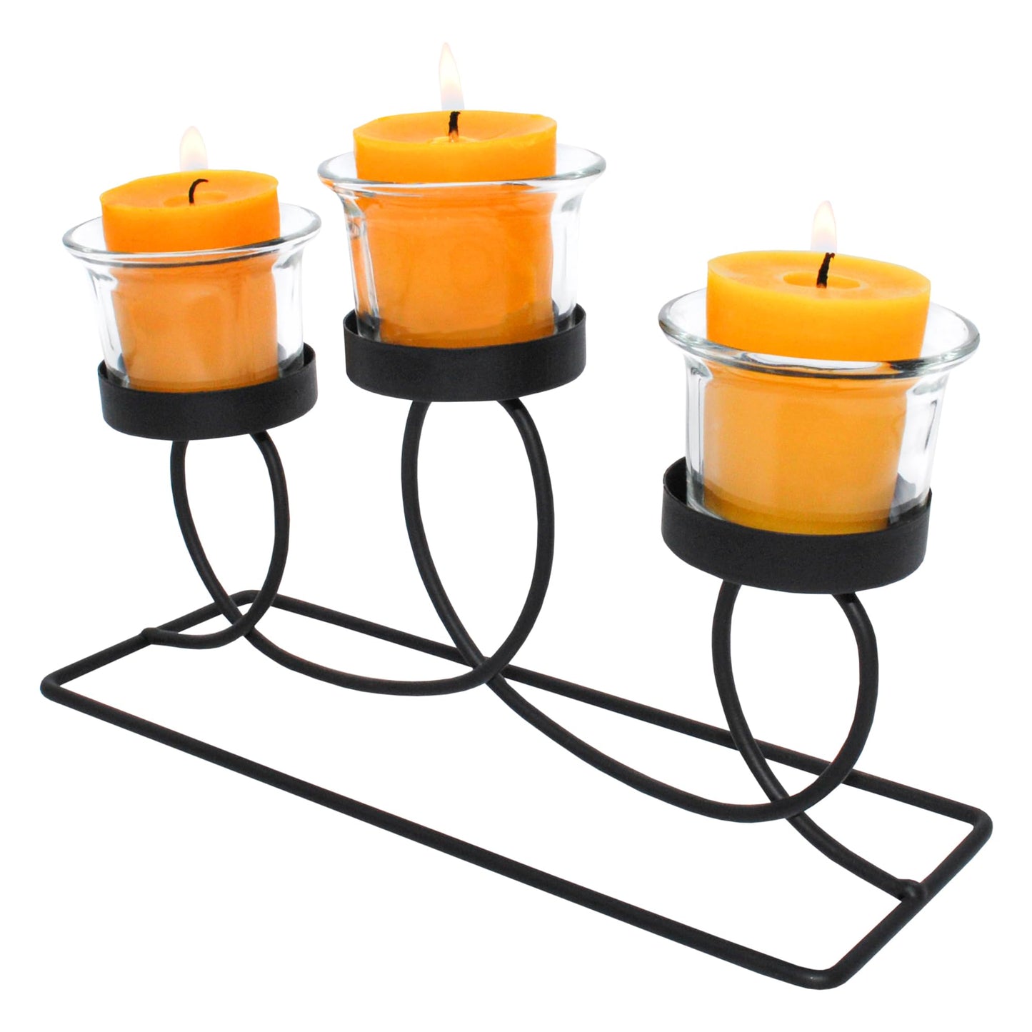 Pure Canadian Beeswax Votives Candles - 6 Pack - Cotton Wicks - Handmade in Canada - Canadian Hive - Meditation and Home Decor, No-Drip, Smoke-Less, Dye-Free - Votives Candle Set