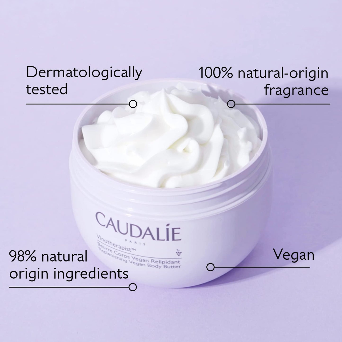 Caudalie Vinotherapist Replenishing Vegan Body Butter 250ml