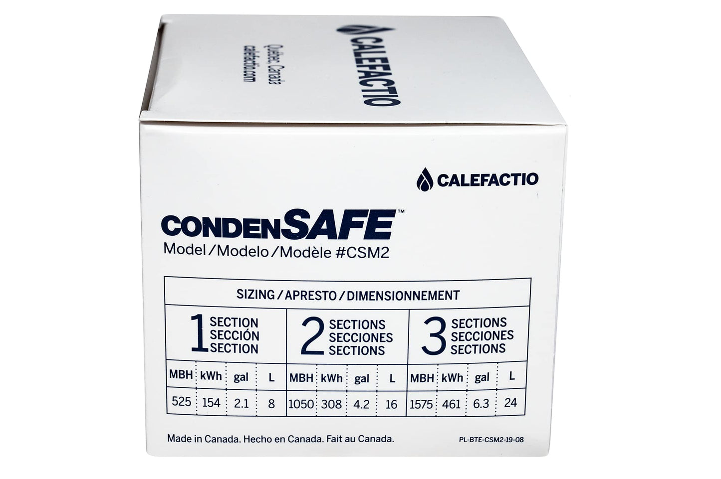 Calefactio #CSM2 CondenSAFE condensate Neutralizer Media Refill Bag Replacement for Residential condensing Gas Boiler, Water Heater and Other Gas Heating Devices