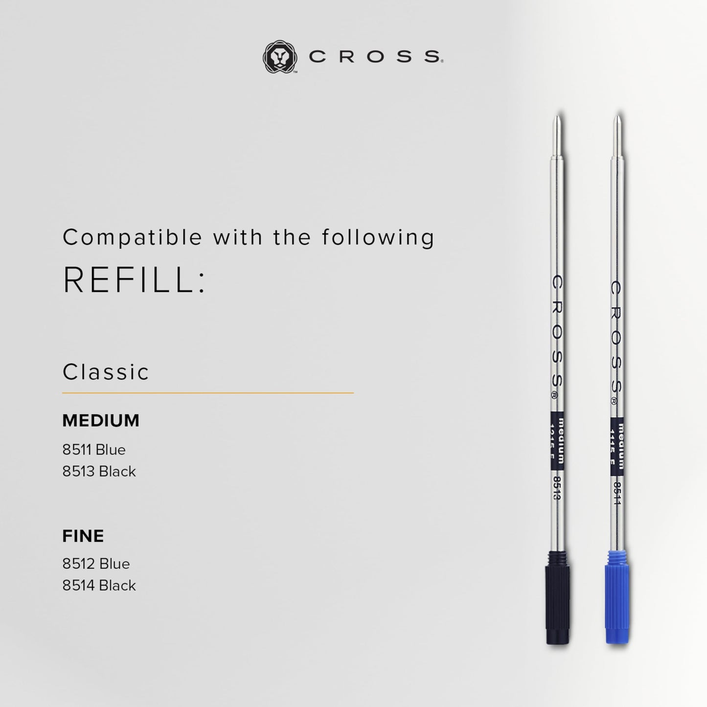 Cross Classic Century Titanium Grey Micro Knurl and Brushed Titanium Grey PVD Ballpoint Pen