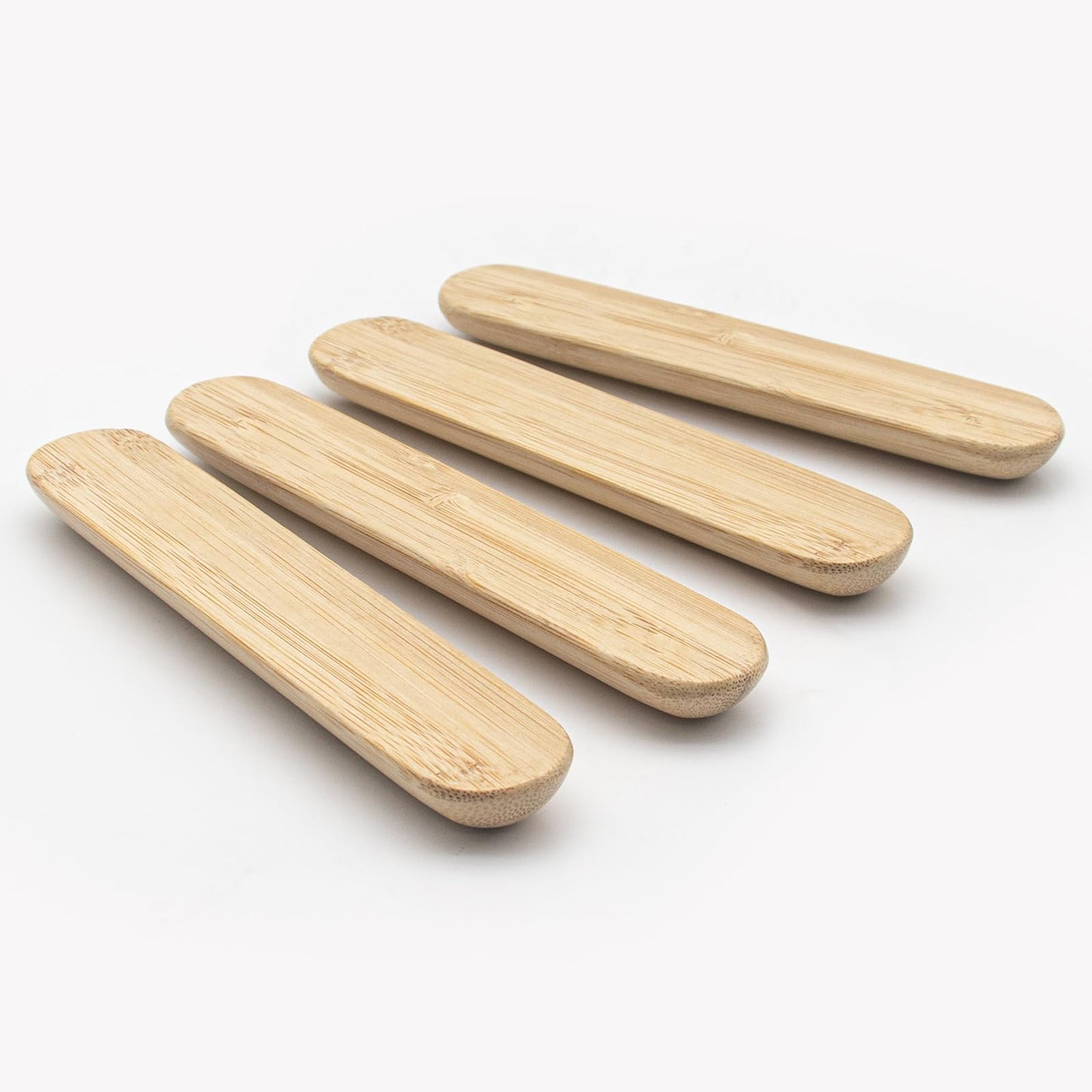 Goodtar 12 PCS Solid Bamboo Massage Stick Sets Warm Bamboo Therapy Massage Tools for Full Body Use at Home/Professional Massage Studio