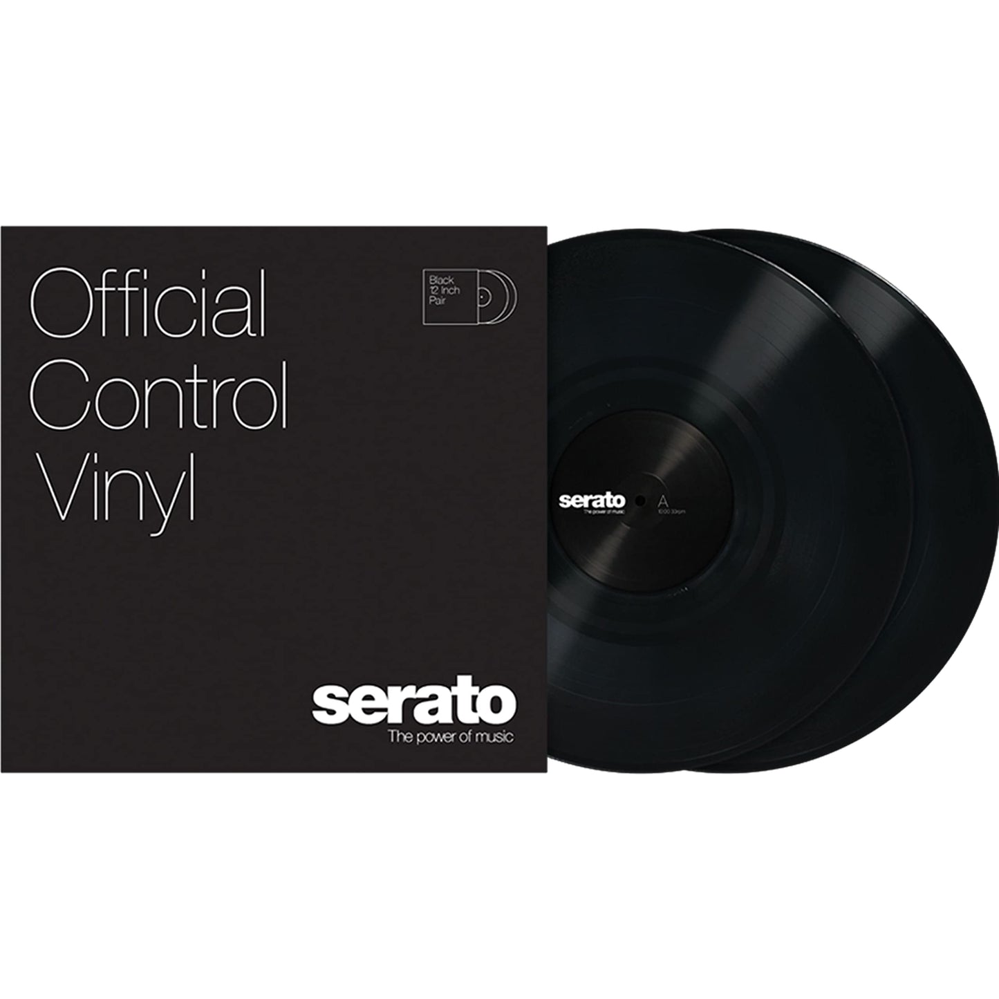Serato Performance Series Official Control Vinyl (Pair) Black