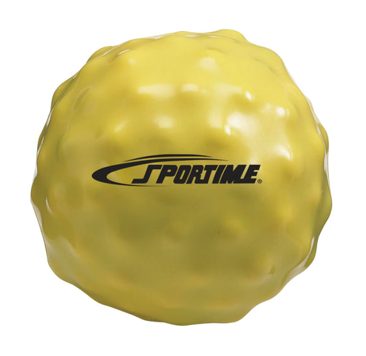 Abilitations Yuk-E-Ball Medicine Ball - 2.2 lbs (1kg) 5 inch Diameter - Yellow