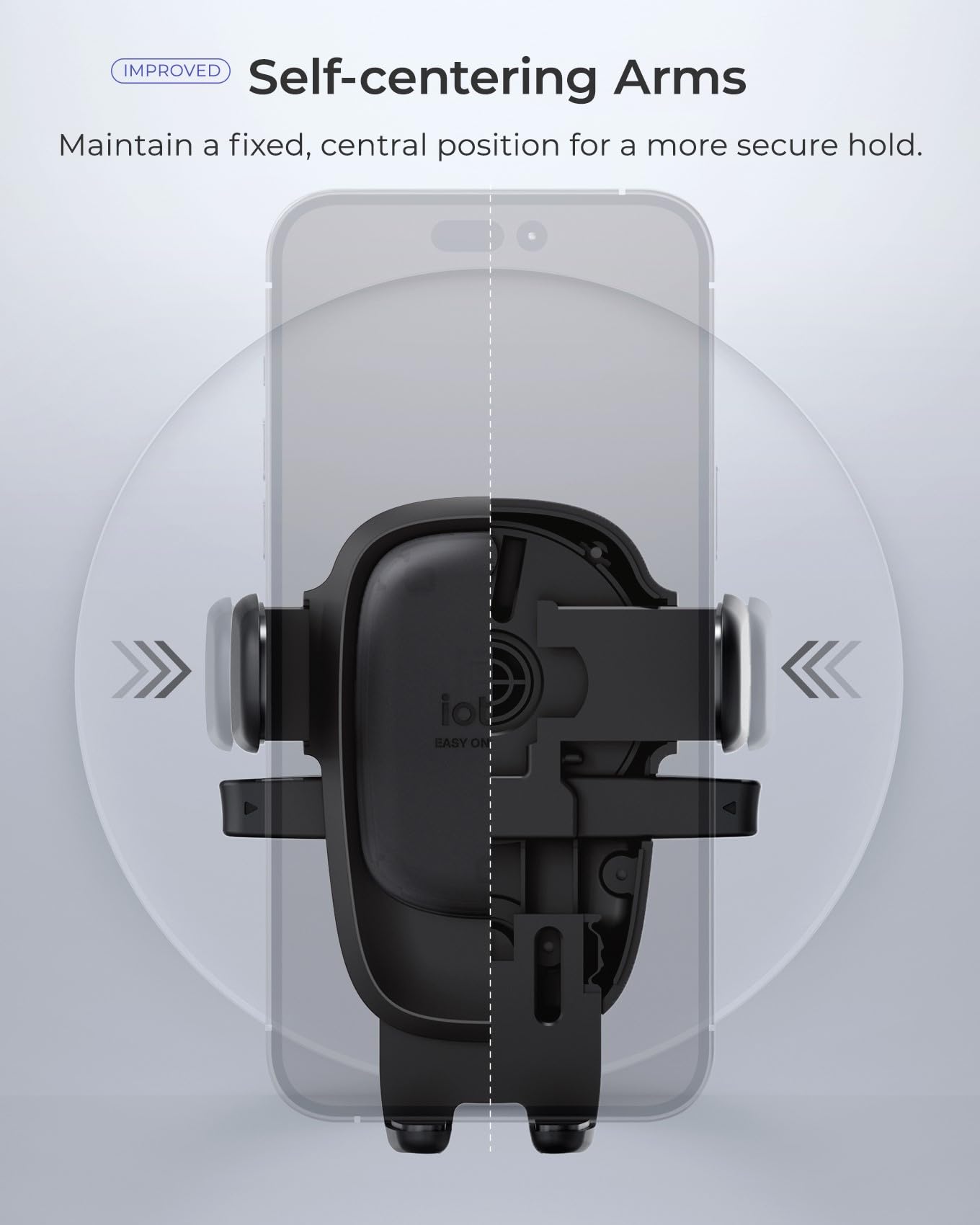 iOttie Easy One Touch 6 Air Vent Car Phone Mount - Universal Cell Phone Holder for iPhone, Google, Samsung, Moto, Huawei, Nokia, LG, and All Other Smartphones