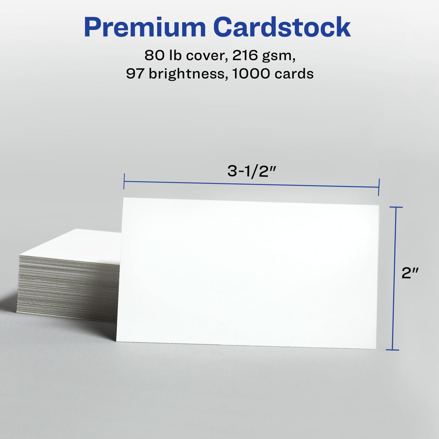 Microperforated Business Cards with Sure Feed, Inkjet