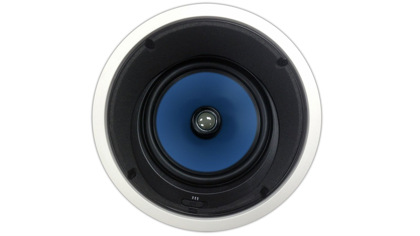 652C Silver Ticket in-Ceiling Speaker with Pivoting Tweeter (6.5 Inch in-Ceiling) 9.5 inch Overall Size